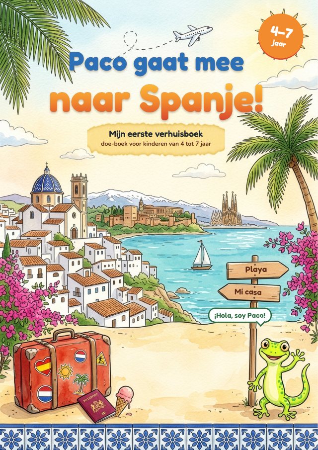 Omslag Paco gaat mee naar Spanje!